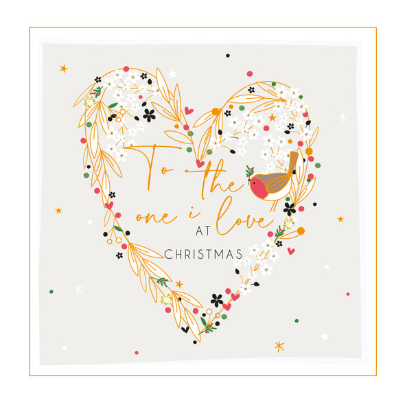 Signature - One I Love Heart Wreath (with Crystals)