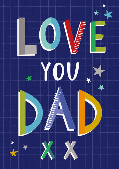 Father's Day- Love You Dad (F26LAD AR095)