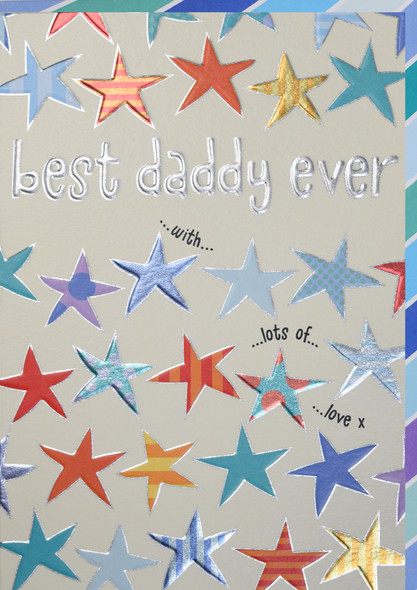 Father's Day- Stars (Foil, Embossed)