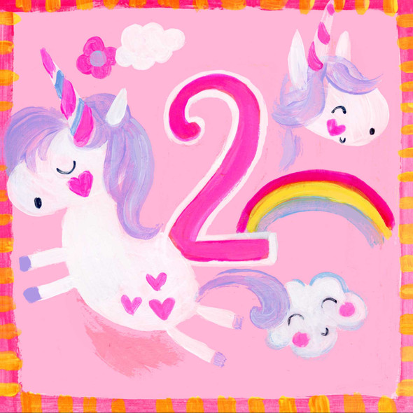 HB- Unicorns 2nd Birthday