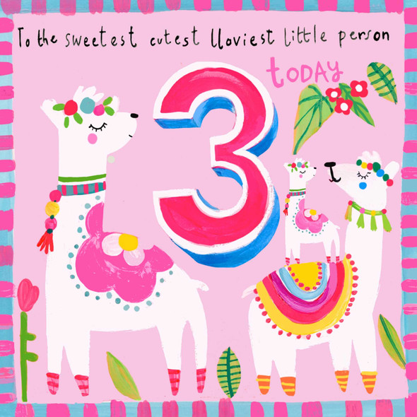 HB- Llamas 3rd Birthday
