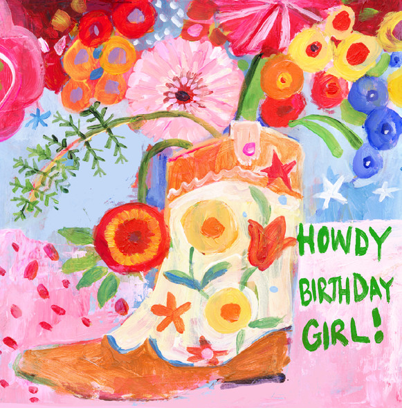 HB- Howdy Birthday Girl