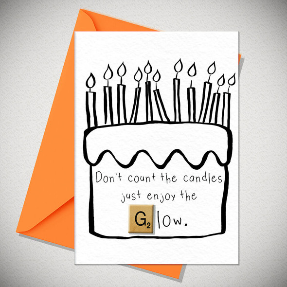 HB- Enjoy The Glow (Handfinished w Tile)