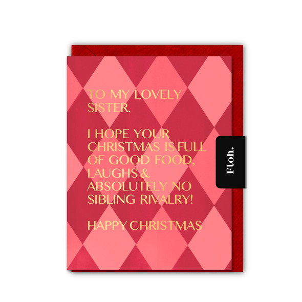 Lovely Sister (Foiled Text,unbagged 108x140mm)