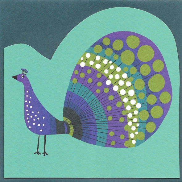 Huffalumpa- Peacock (Die-cut)