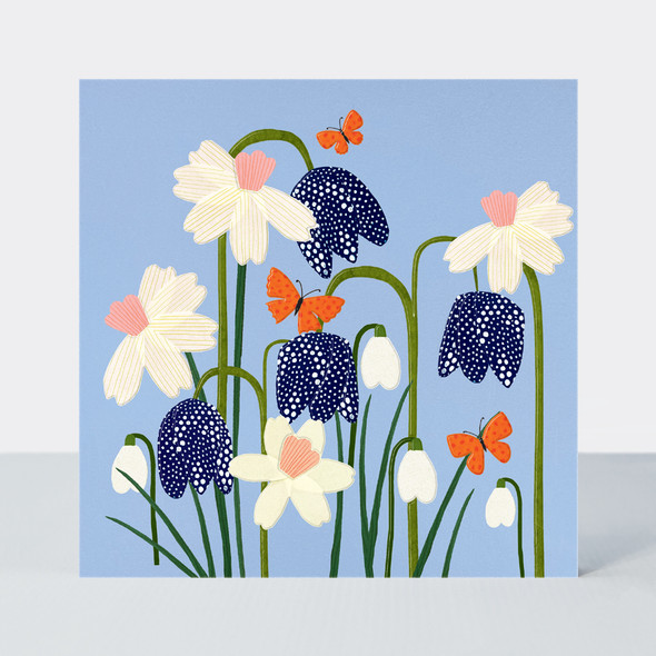 Paper Petal - Flowers Butterflies (Embossed)