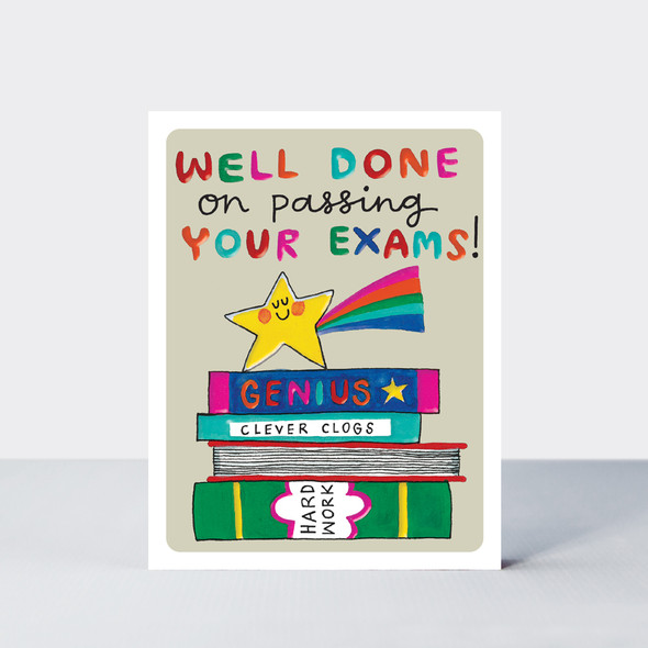 Well Done On Passing Your Exams (100x130mm)