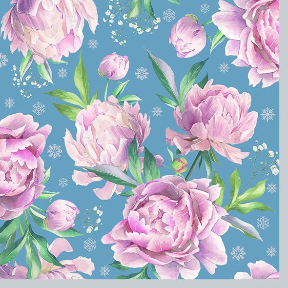 Daphne Peonie - Blue Silver