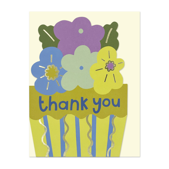 TY- Flower Basket (Foil,Die-cut)