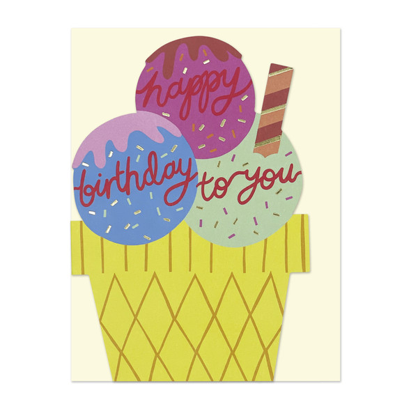 HB- Icecream (Foil,Die-cut)