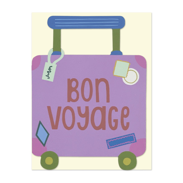 Small Card BV- Suitcase (95x125mm, Die Cut)