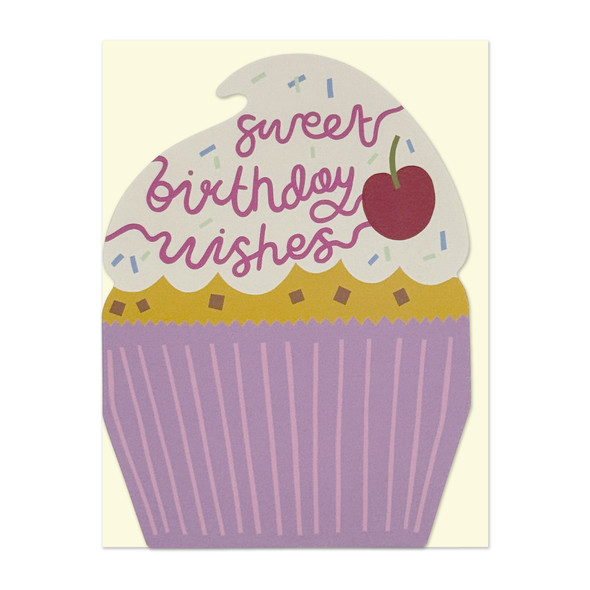 Small Card HB- Cupcake (95x125mm, Die Cut)