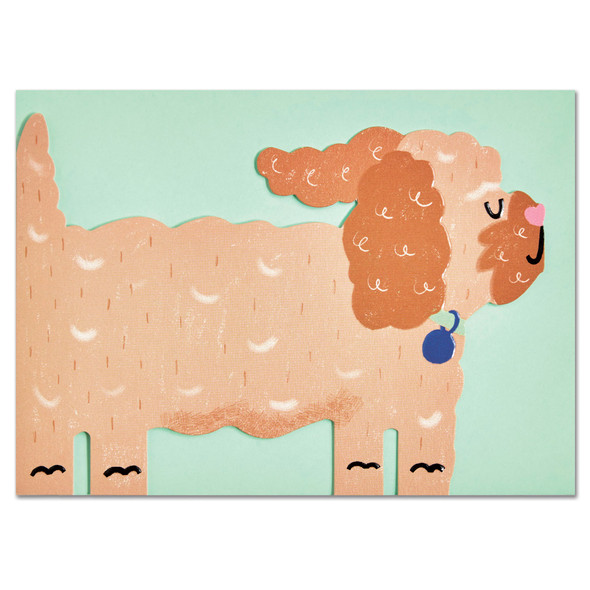 Pawsome - Cockapoo (Spot UV,Emboss,Die-cut)