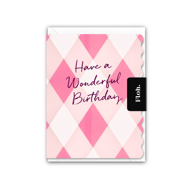Small Card HB- Wonderful Bday (unbagged 90x120mm)