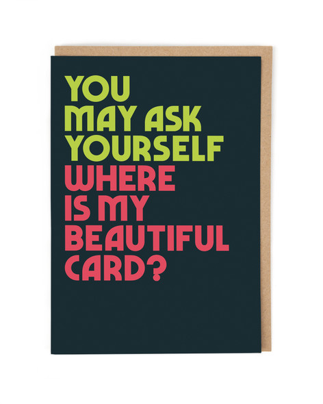 Twisted Lyrics- Beautiful Card