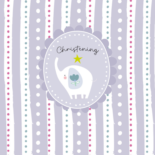 Mabel NB- Christening (Embossed)