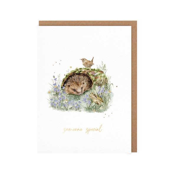 Small Card- The Wild Patch (Gold Foiled, 120mm x 90mm)