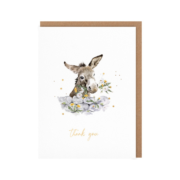Small Card TY- Fine and Dandy (Gold Foiled, 120mm x 90mm)