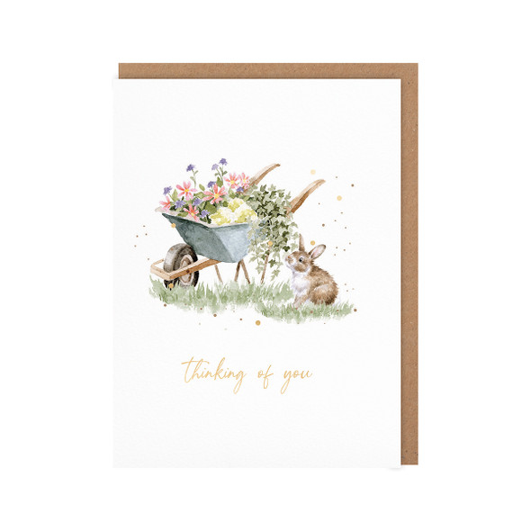 Small Card TOY- The Wild Garden (Gold Foiled, 120mm x 90mm)
