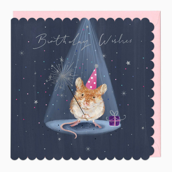 Scalloped HB- Sparkle Mouse (unbagged)