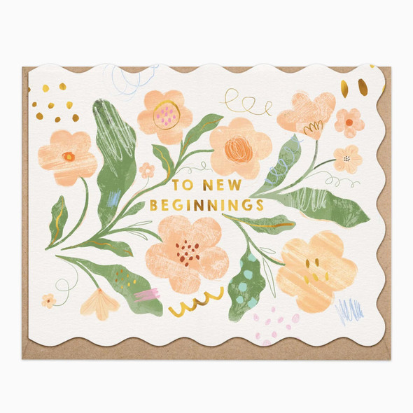 Wave GL-Peach Flowers New Beginnings (unbagged)