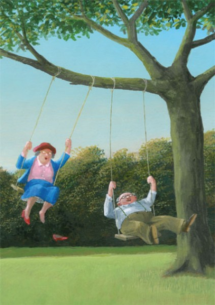 Couple On Swings