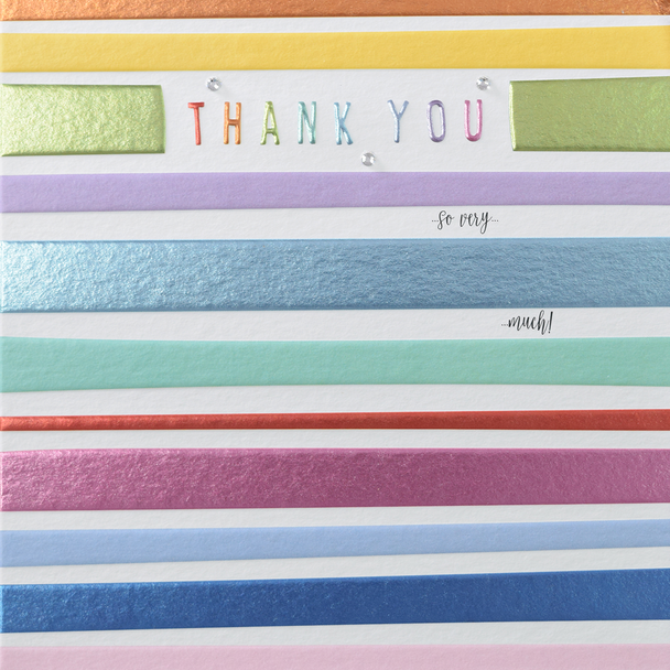 TY- Stripes (Embossed with Gems)
