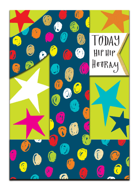 HB- 1st Hip Hip Hooray Stars (Die-cut)