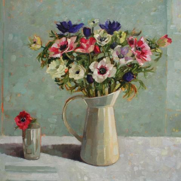 Anemones in a Cream Jug