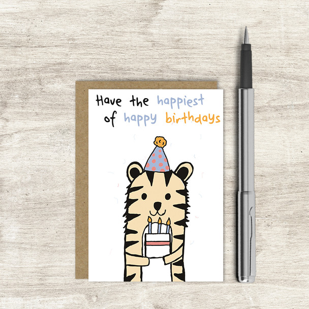 Small Card HB- Tiger (A7 Unbagged)