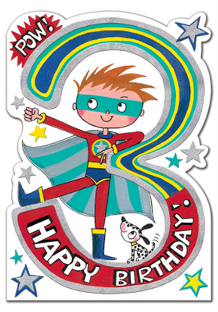 HB - 3rd Boy Super Hero (Die-cut)