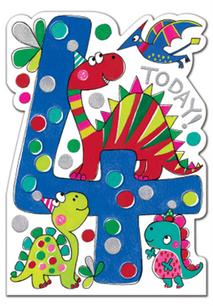 HB - 4th Boy Dinosaurs (Die-cut)