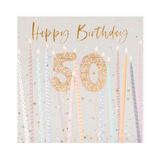 HB- 50th Candles (Unbagged)