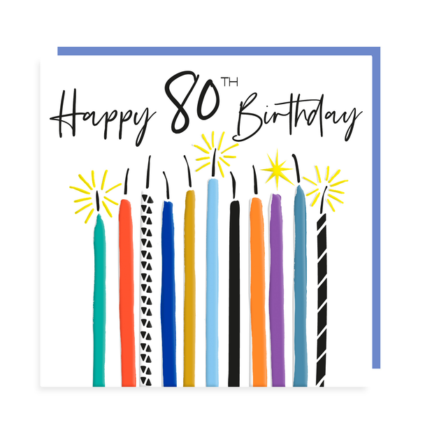 HB- 80th Candles (SQ 150mm)