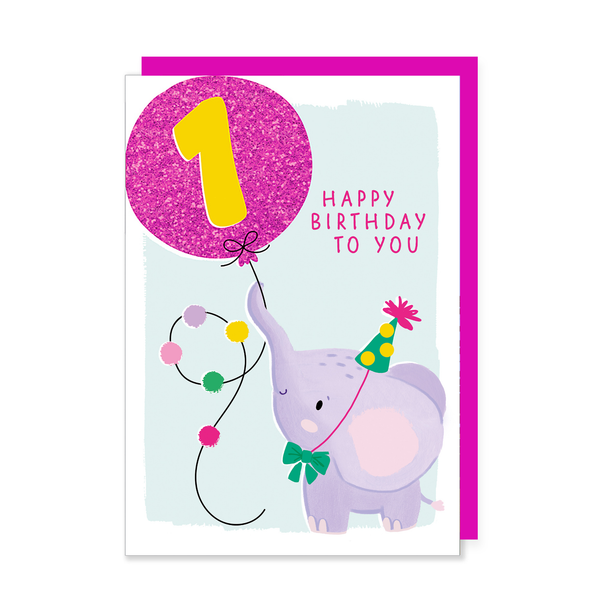 HB SALE- 1st Birthday Elephant