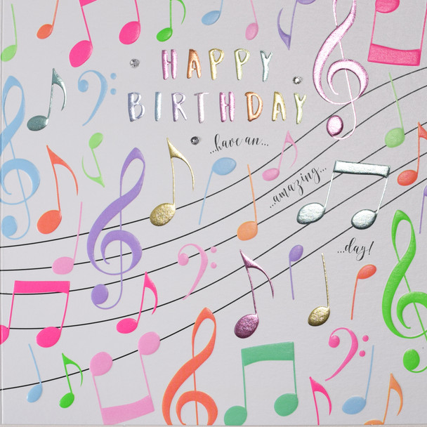 HB- Music (Embossed with Gems)