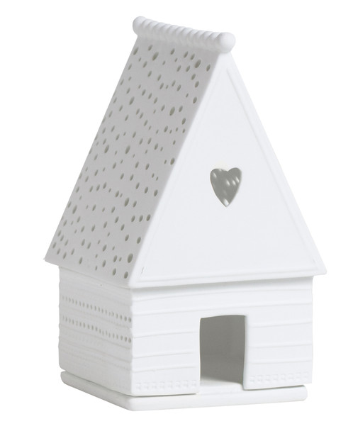 Lighthouse - Porcelain Gingerbread House w Heart(H13cm)