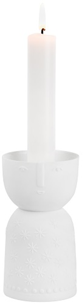 Candle&Tealight Holder SALE- Stella Fine Porcelain (H10xØ6cm)