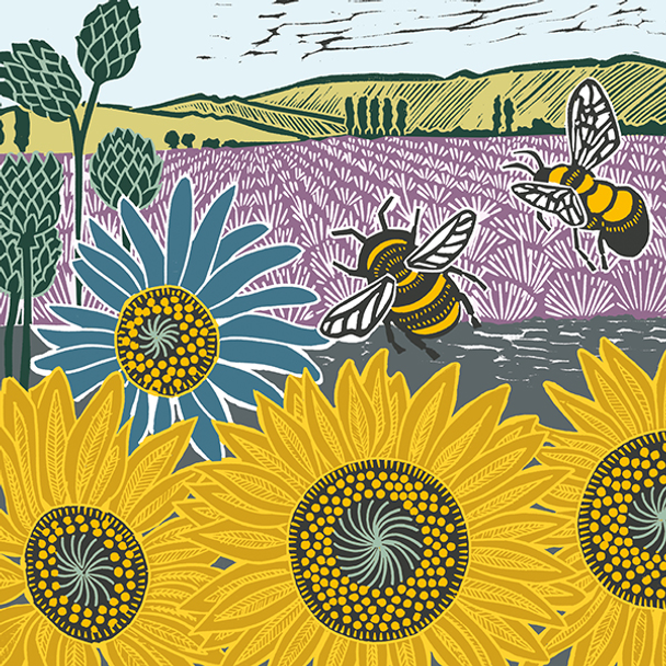 Kate Heiss - Sunflowers & Bees