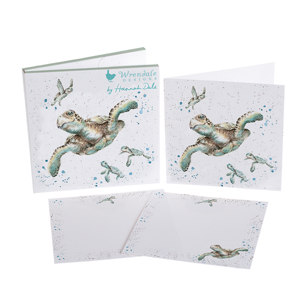 Wallet (Pk12- 4 Blank Cards+8 Notelets)- Swimming School