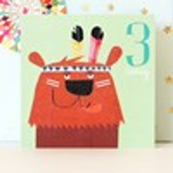 HB- 3rd Bear (Linen Board)