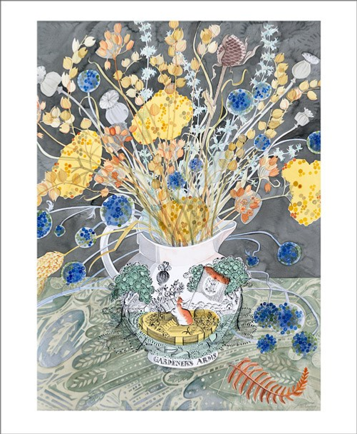 Angie Lewin- Gardener's Arms