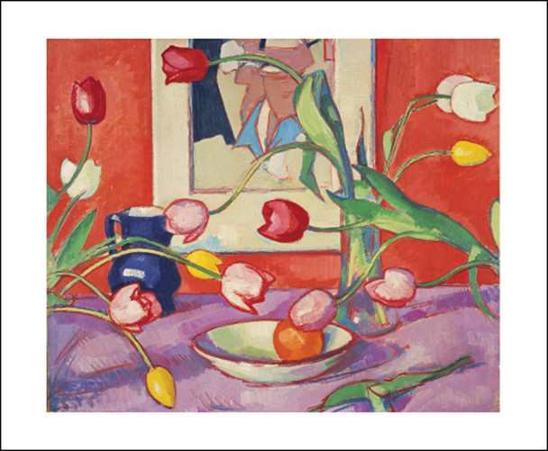 S Peploe- Tulips