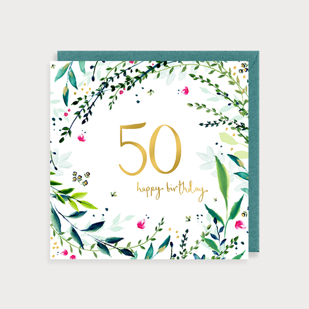 HB- 50th Birthday (Gold Foil)