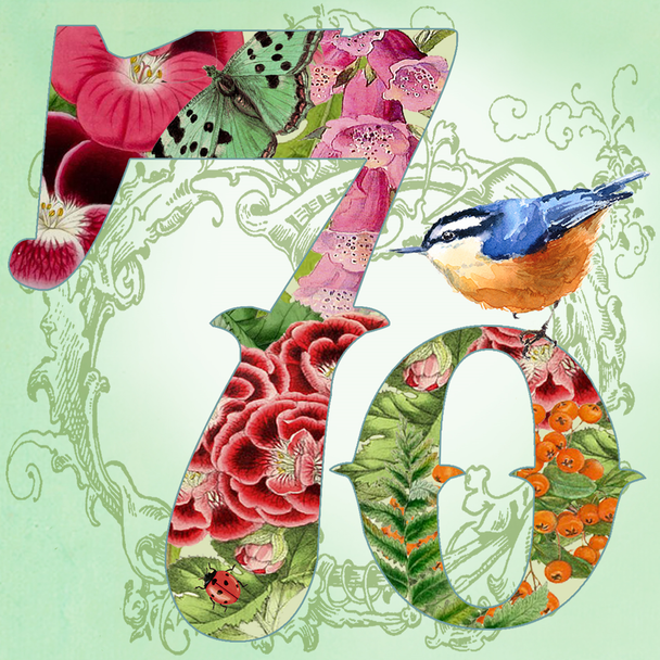 HB- 70th Garden (Flitter Finish)