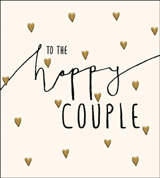 Foil Lines WD- Happy Couple (Embossed Foil)