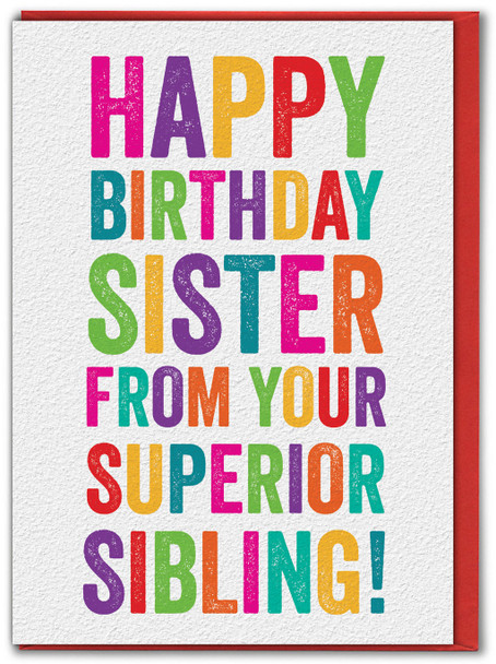 HB- Sister from Superior Sibling