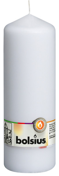 Classic Pillar Candle White - 200mm x70Ø75hr