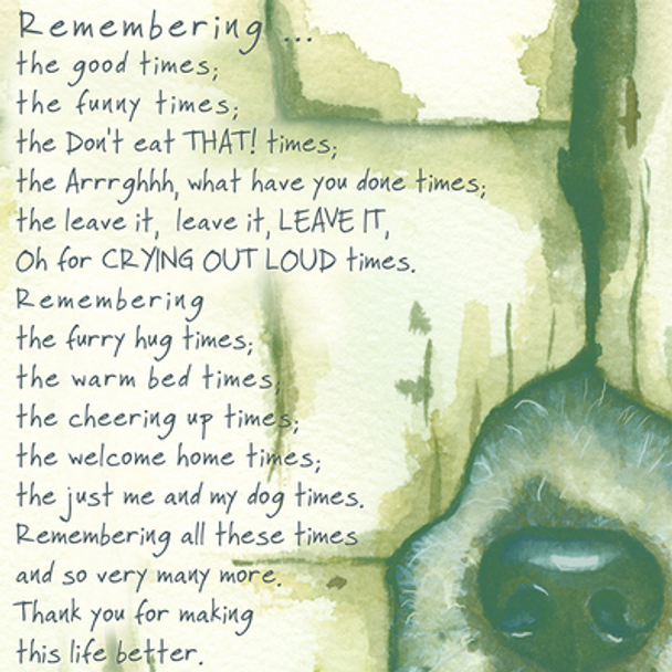 SY- Remembering Dog