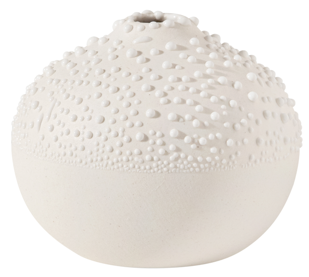 Beaded Glaze - SALE Vase Mini Pearl Stoneware (H5cm)